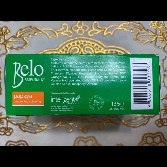 🌸SOLD🌸NEW BELO ESSENTIALS PAPAYA SOAP BAR - Picture 6 of 9